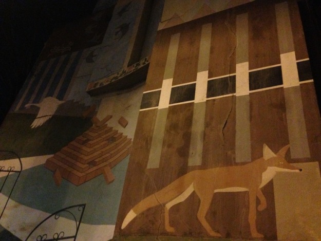 Fox, Bellfields Road mural.